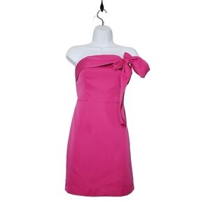 NWT Sam Edelman Fuchsia Bow Strapless Minidress